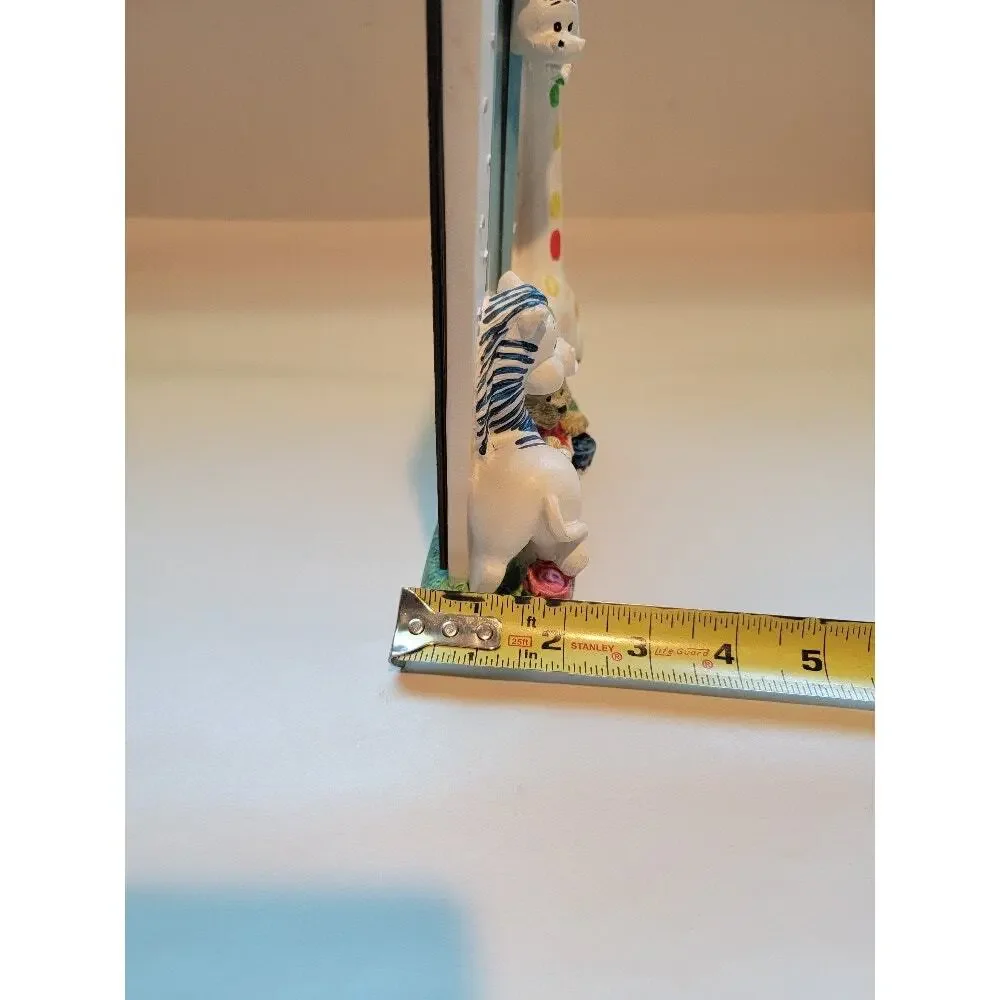 3D Zoo Animals Frame Burnes of Boston‎ Nursery Decor Colorful Whimiscal